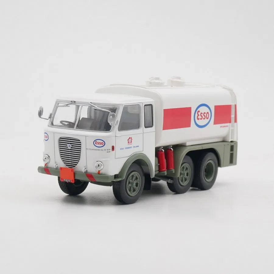 diecast-ixo-1-43-scale-lancia-esadelta-b-esso-oil-tank-car-alloy-car-model