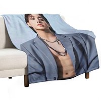 Jungkook colored Throw Blanket Moving Multi-Purpose Blankets