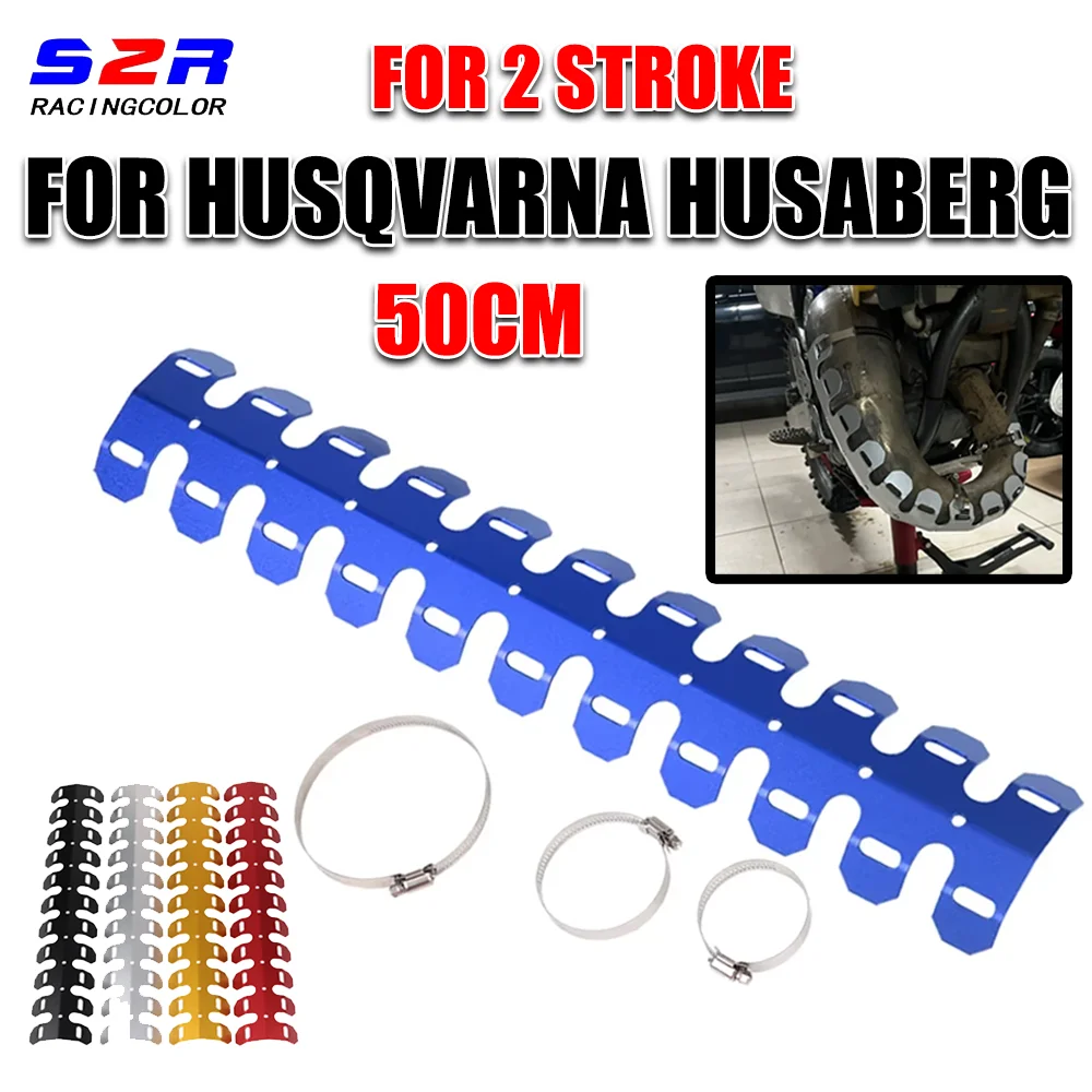 

For Husqvarna TX TE 125 150 250 300 300i TC 50 65 85 TE300 Husaberg Motorcycle Exhaust Heat Shield Muffler Pipe Protector Cover