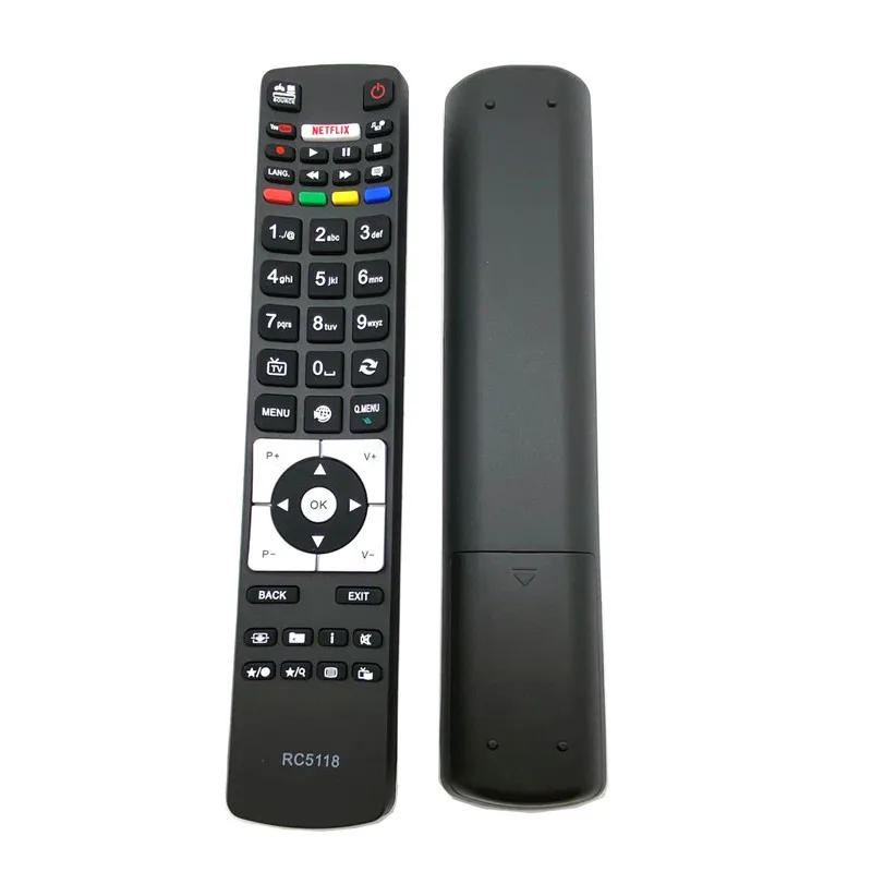 J0PB-Service de Remplacement de Télécommande de Télévision, Smart TV, Accessoire pour Uration RC5117 RC5118 RC5118F