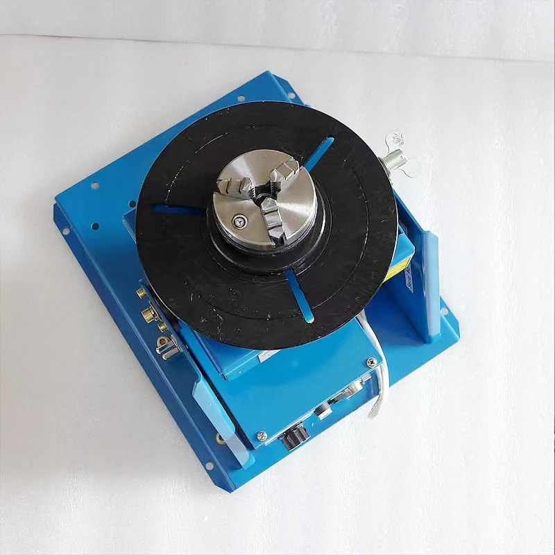 Pequeno posicionador de soldagem de 10 kg, plataforma giratória de soldagem automática combinada + mandril de 65mm de alta qualidade