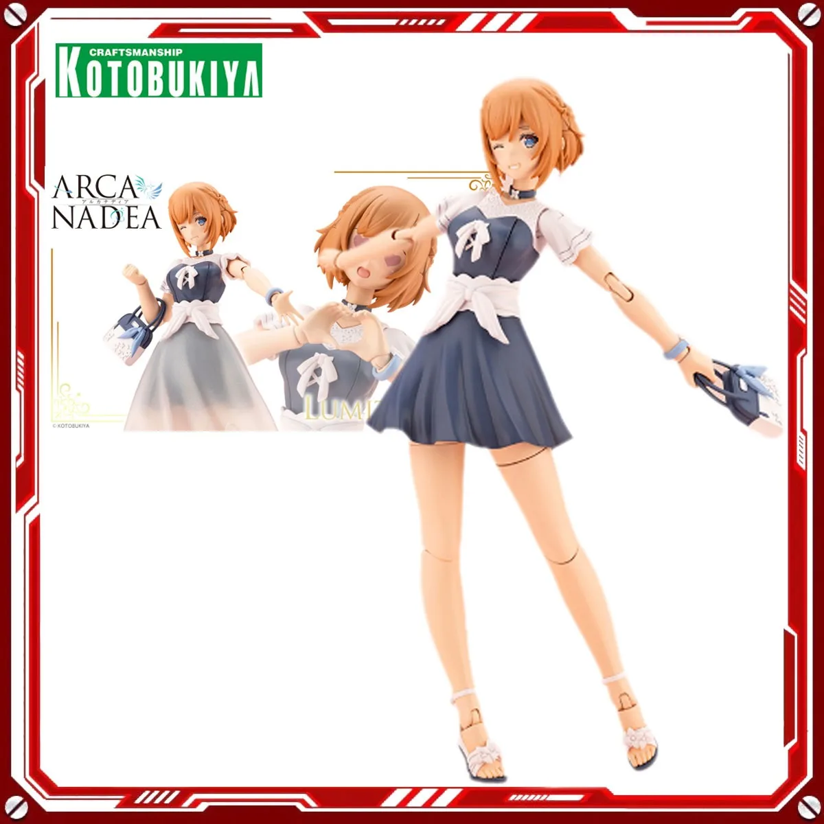 

Genuine Kotobukiya Original Figure Model Kits BOX Arca Nadea AR009 LUMITEA ReACT-iF Action Model Toys Gift for Boy Girl in Stock