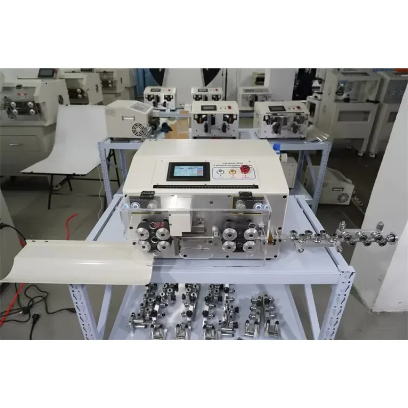 SWT508-YHT4 560W 220V 110V High Speed Round Sheath Inner And Outer Double Layer Peeling Machine 2-12MM Diameter For Stripping