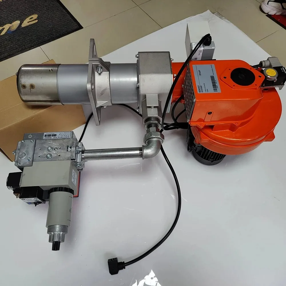 Natural Gas Burner with Solenoid Valve LPG / NG Gas Burner,Propane Natural Gas Fired Industrial Heater Liquefied for Oven&Boiler