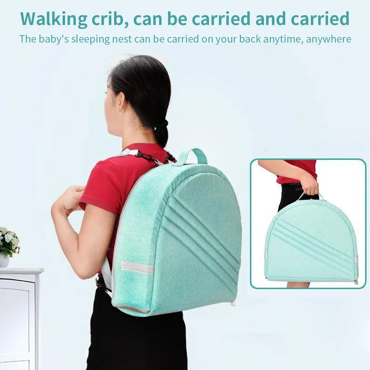 Newborns Baby Travel Bed Sleeping Nest with Net Foldable Baby Nest Mosquito Bassinet Infant Newborns Cradle Cribs Sleeping Bag