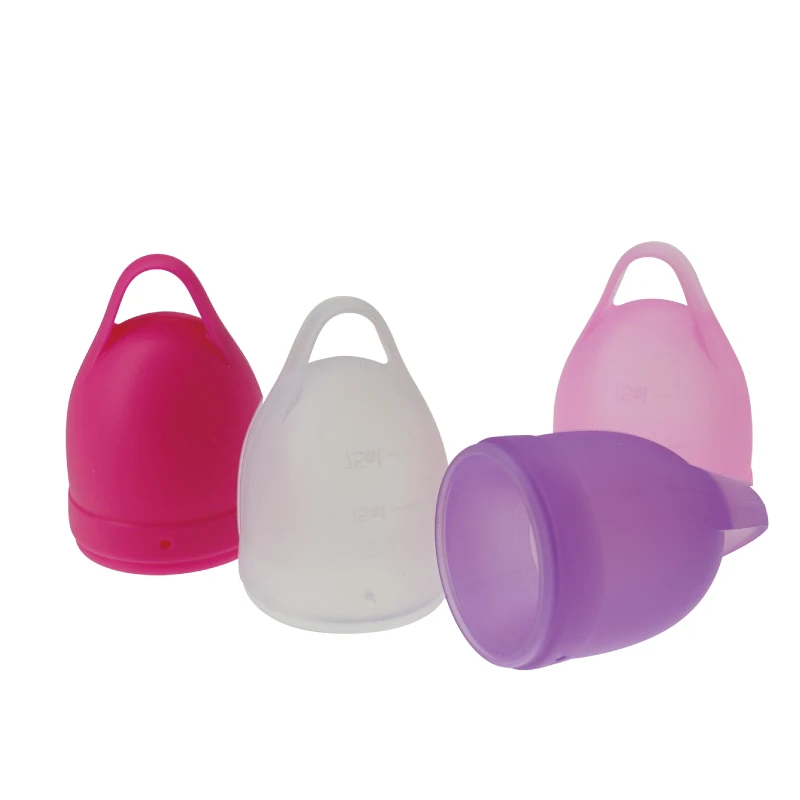 10/30/50/100PCS Reusable Menstrual Cup No-spill Rim Design Menstruelle Period Cup Sterilizing Copa Menstrual for Women Wholesale