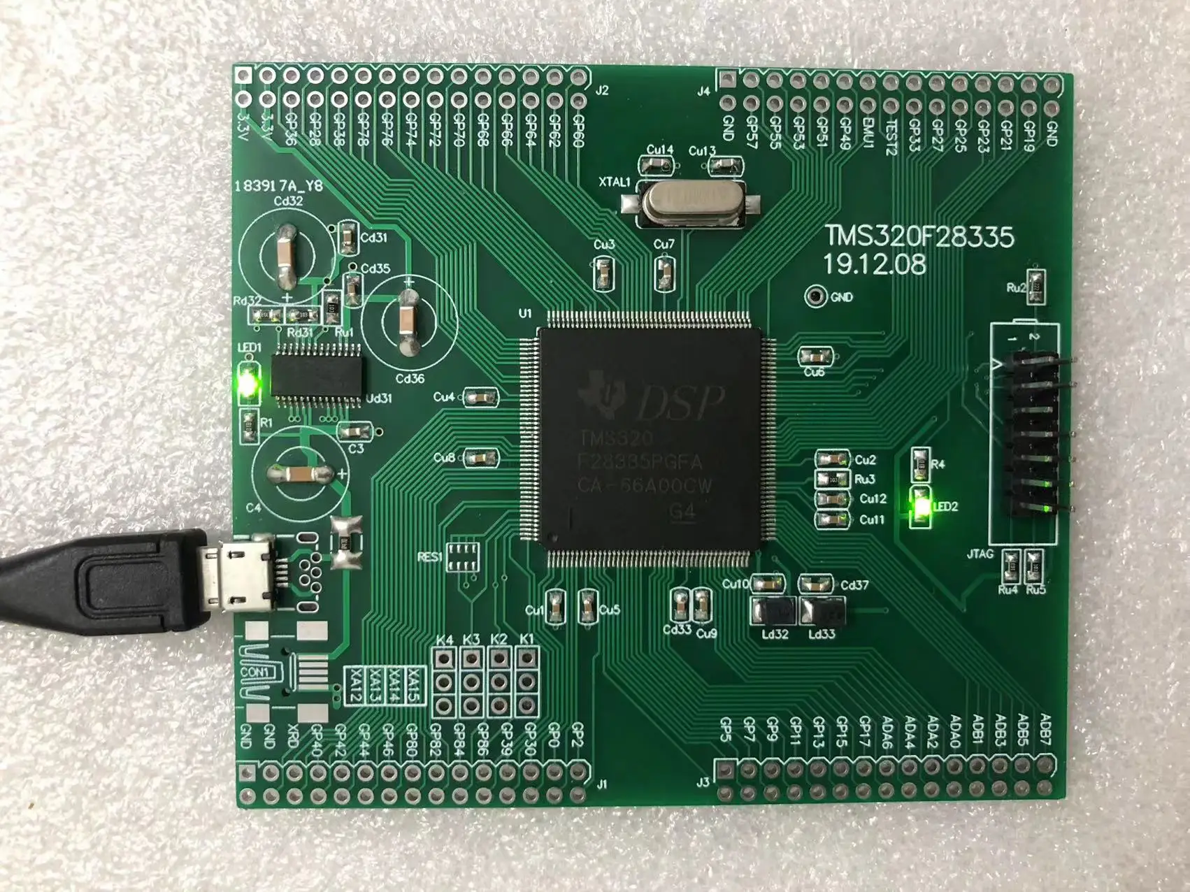 TMS320F28335 Development Board DSP Minimum System Board F28335 Industrial Control Board