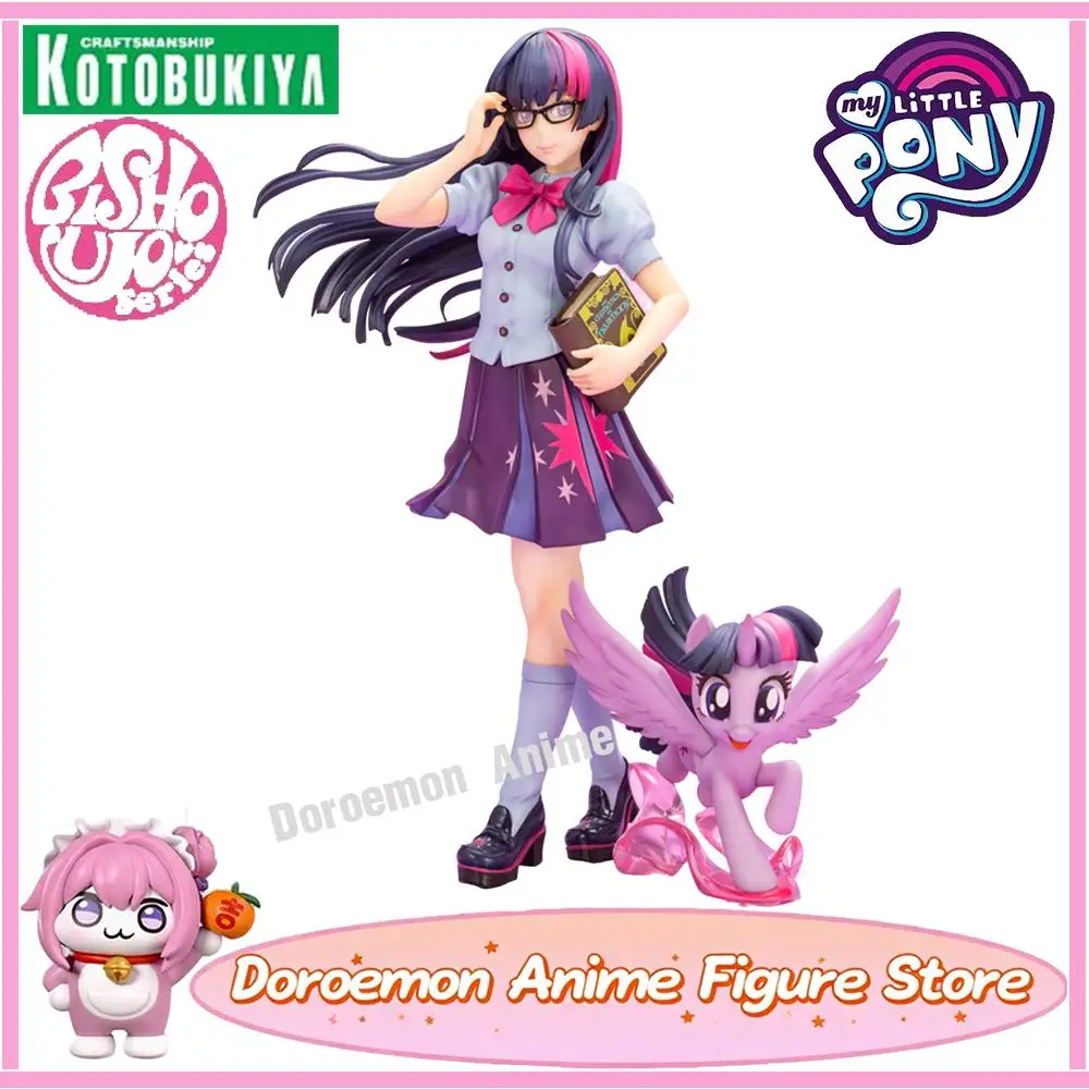 

In Stock Original Kotobukiya My Little Pony Bishoujo Statue Twilight Sparkle Kawaii Cartoon Pony Girls Model Toys Figures Gifts