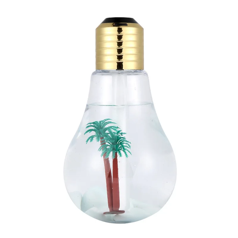 Aromatherapy Diffuser Light Bulb Aroma Spray Humidifier with Night Light USB Portable Quiet for Home Office Decor