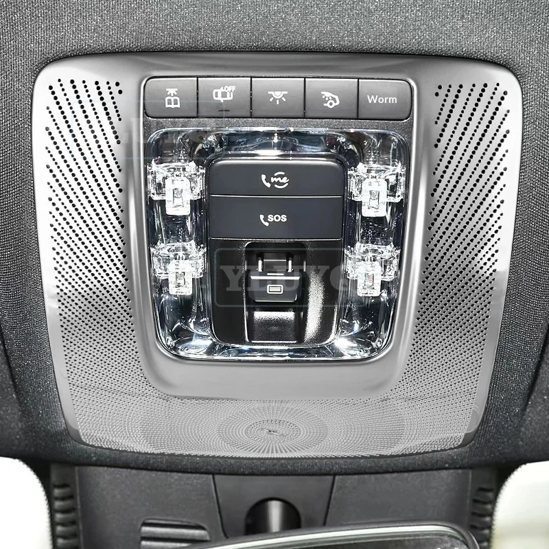 

for Mercedes-Benz GLB GLA CLA A-Class GLE EQB Front Row Reading Light Decorative Interior Trim Speaker Cover Accessories