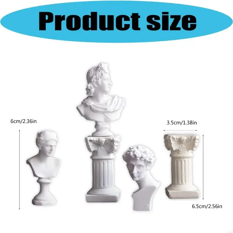 62KD Roman Pillar Greek Column Statue Greek Mythology Figurines Greek Bust Sculptures - view 4