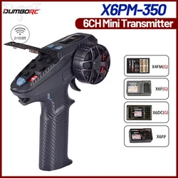 DumboRC X6PM 350 RC Transmitter 2.4GHz 6CH Mini Radio Transmitter Support Gyro With X6FG/X6DCG/X6FP Receiveror RC Car Boat Tank