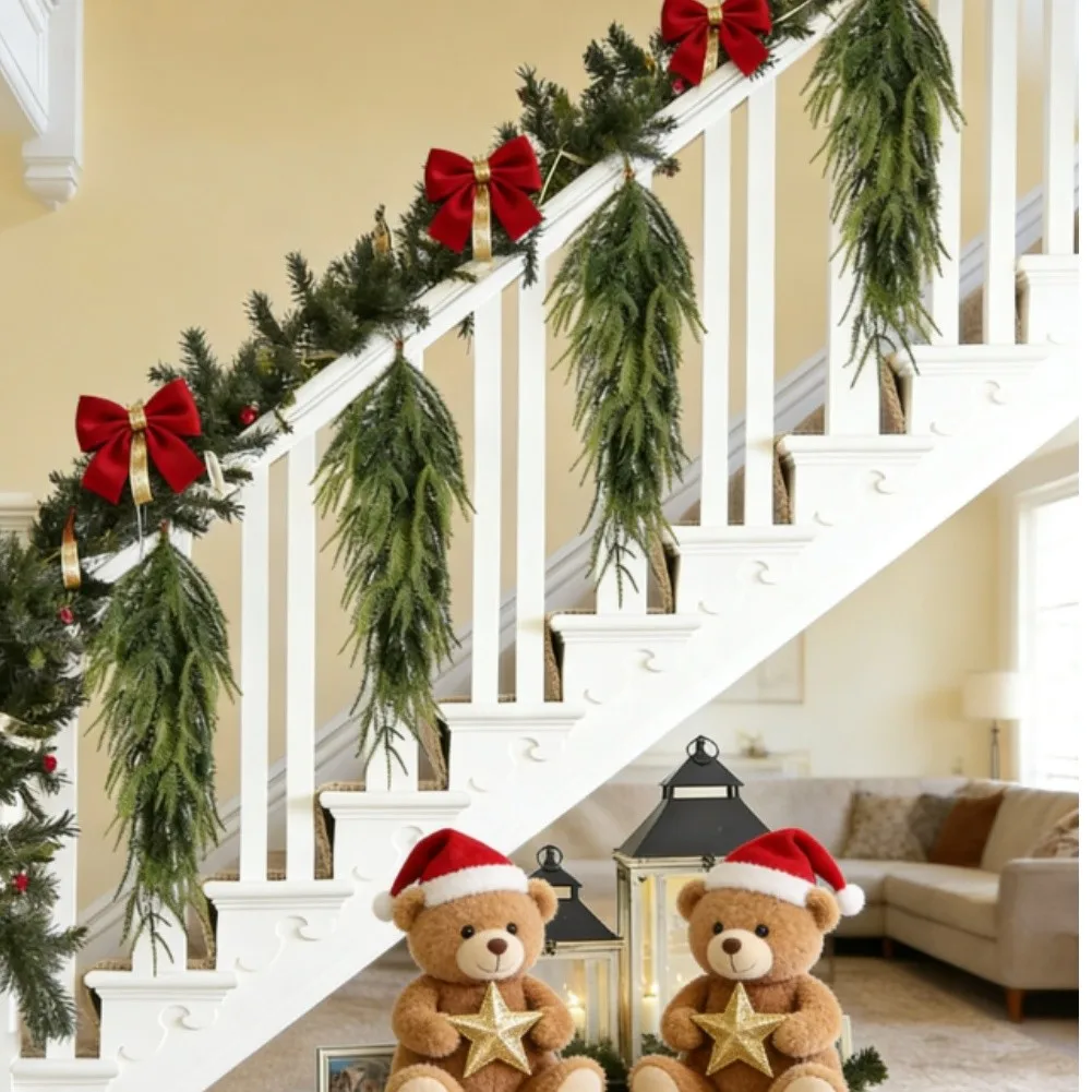 

Realistic Artificial Tree Decoration Artificial Plant About 75cm Norfolk Pine Hanging Lifelike Texture Holiday Decoration
