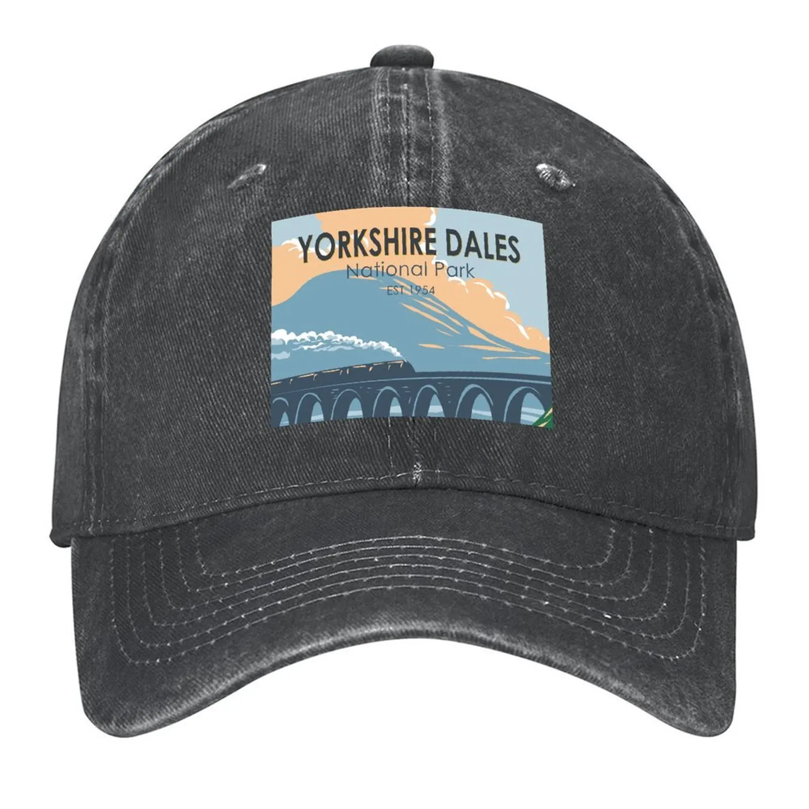 

Yorkshire Dales National Park England Vintage Baseball Cap Hat men custom Hat Hood Women Beach Fashion Men's