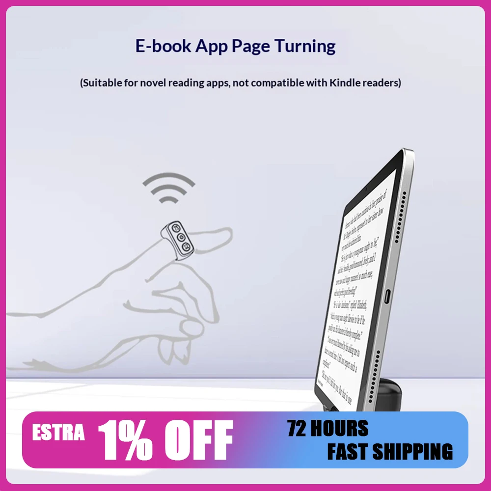 Xring A01Ultra Bluetooth Ringed Remote Control Short Video Remote Control Remote Control Music Mobile Phone Page Turning Ring