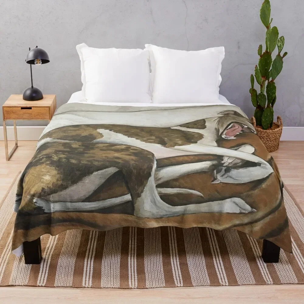 

Lazy Days - Whippet resting Throw Blanket Soft Luxury Thicken Hair Blankets