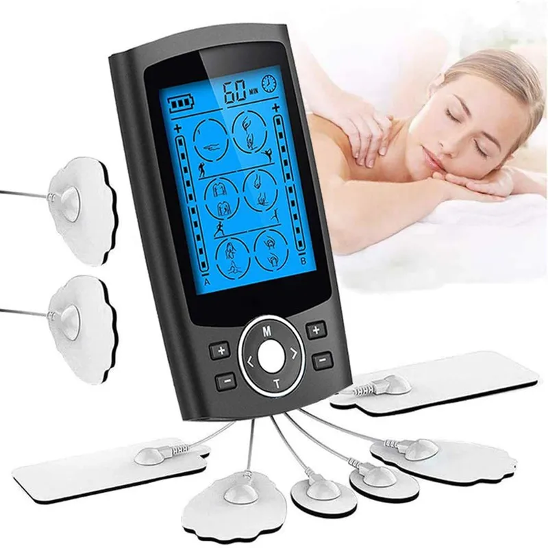 Smart 24 Modi Digitale Elektronische Impuls Massager Zehn Muscle Massager EMS Niedrigen Frequenz Puls Physiotherapie Körper Massage Gerät