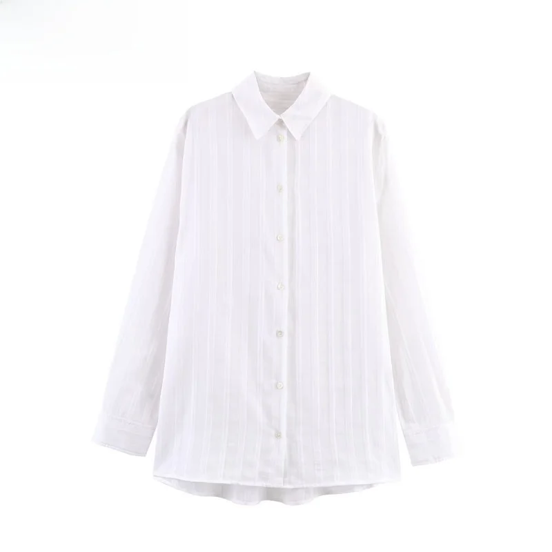 Faionable seda listra irt feminino solto ajuste mistura de algodão longo sve irt respirável pele-amigável 2025 outono sle