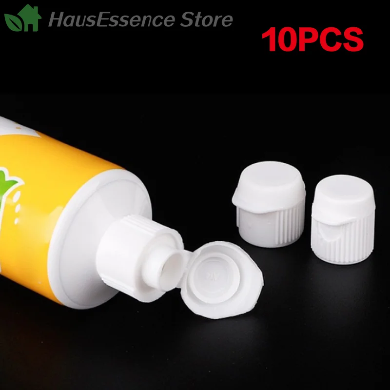 ※10Pcs Toothpaste Cap Flip Lid Travel Toothpaste Lid Toothpaste Lid Plastic Toothpaste Caps Screw-in Toothpaste Caps