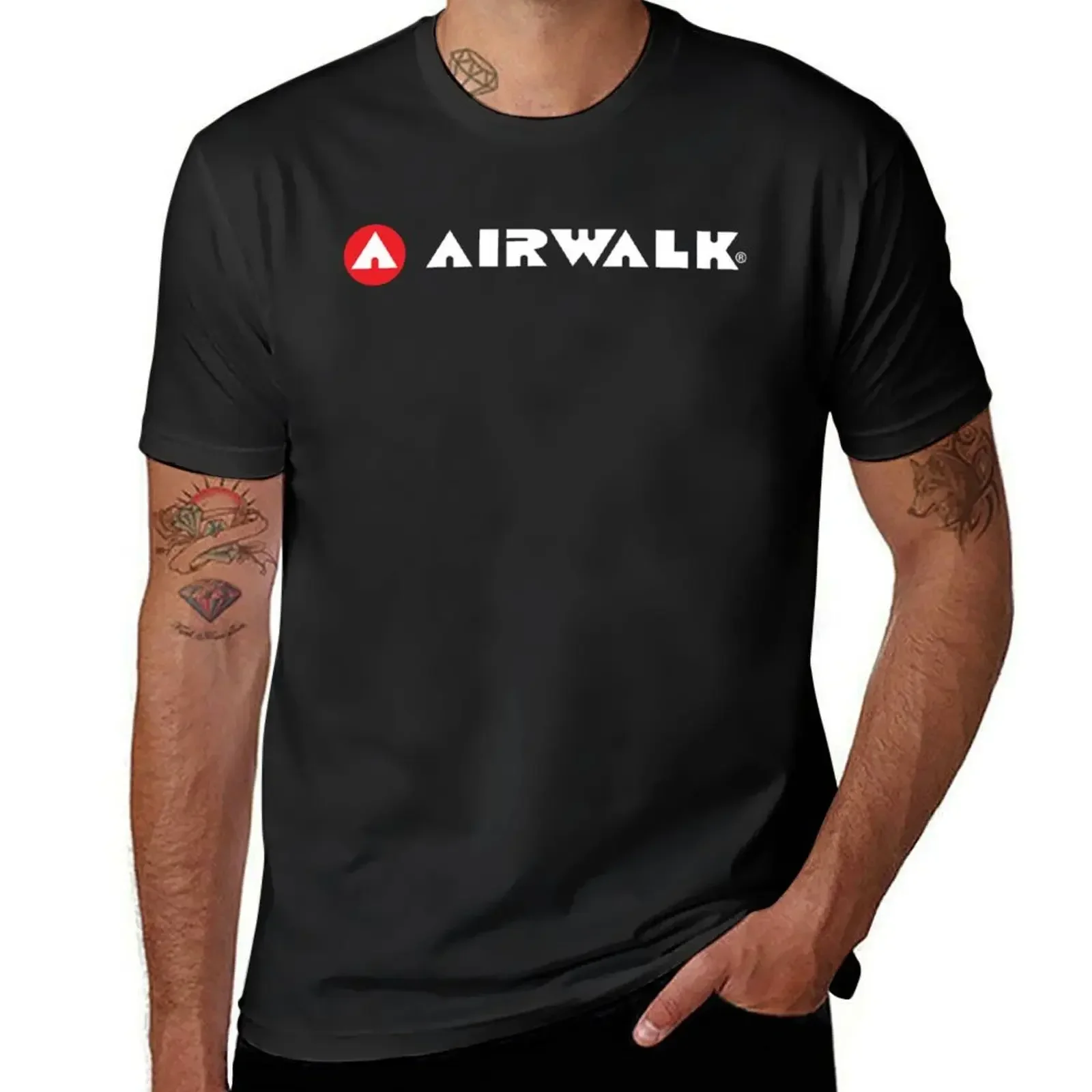 

Airwalk logo (white text) classic t shirt T-Shirt customizeds summer clothes customs design your own new edition Men's clothing