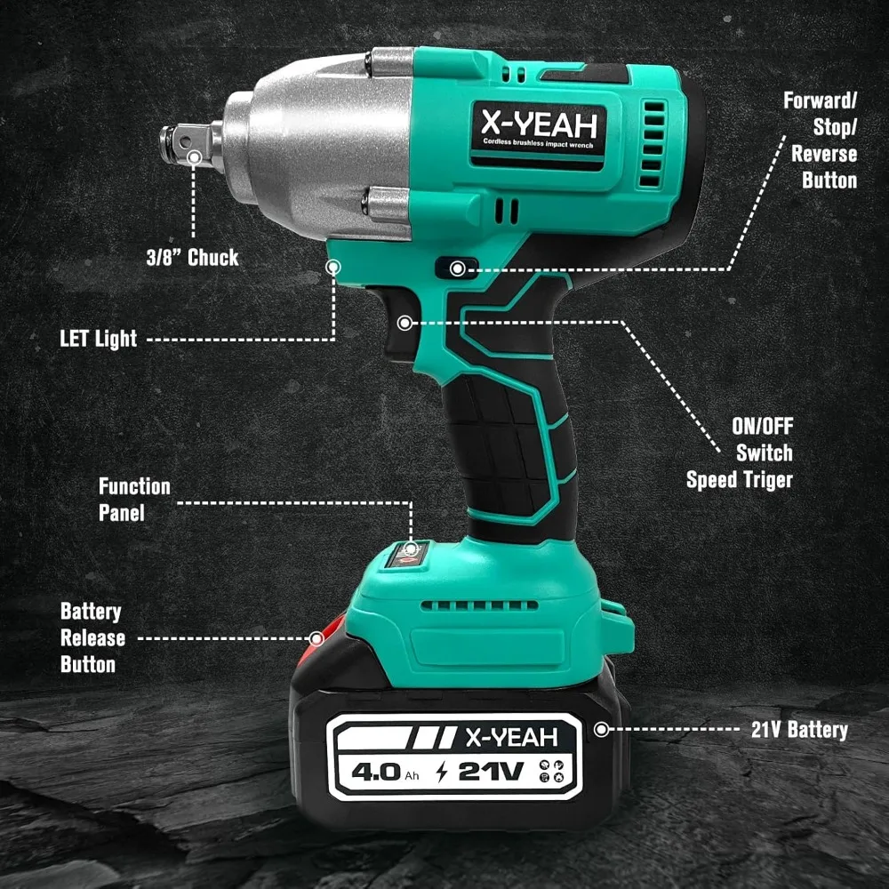 Cordless Impact Wrench - 1/2