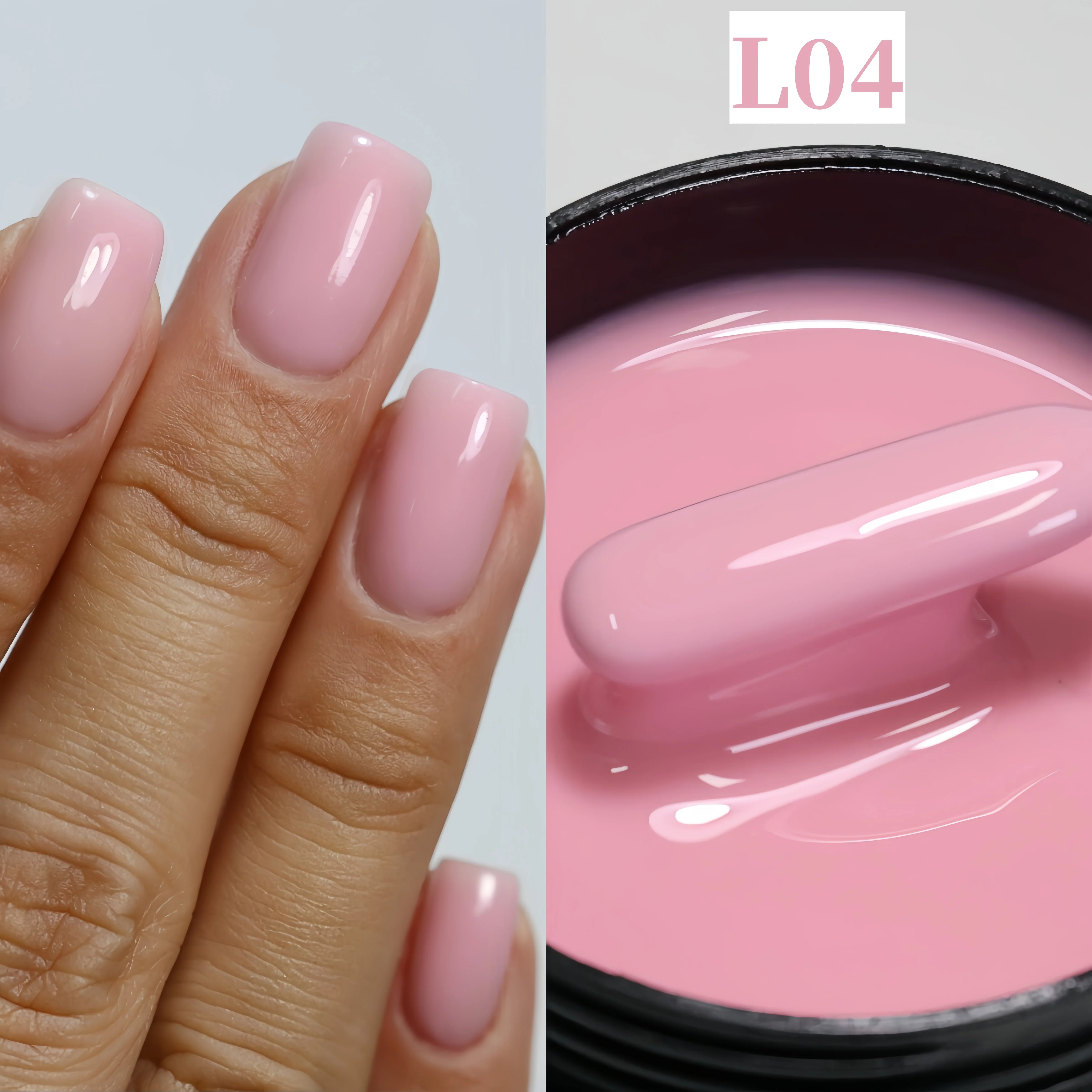 MSHARE 150g TPO Free Pink Builder Nail Gel For Nails Extension Constuction Self Leveling Thin Acryl Gel Soak Off Salon Jar