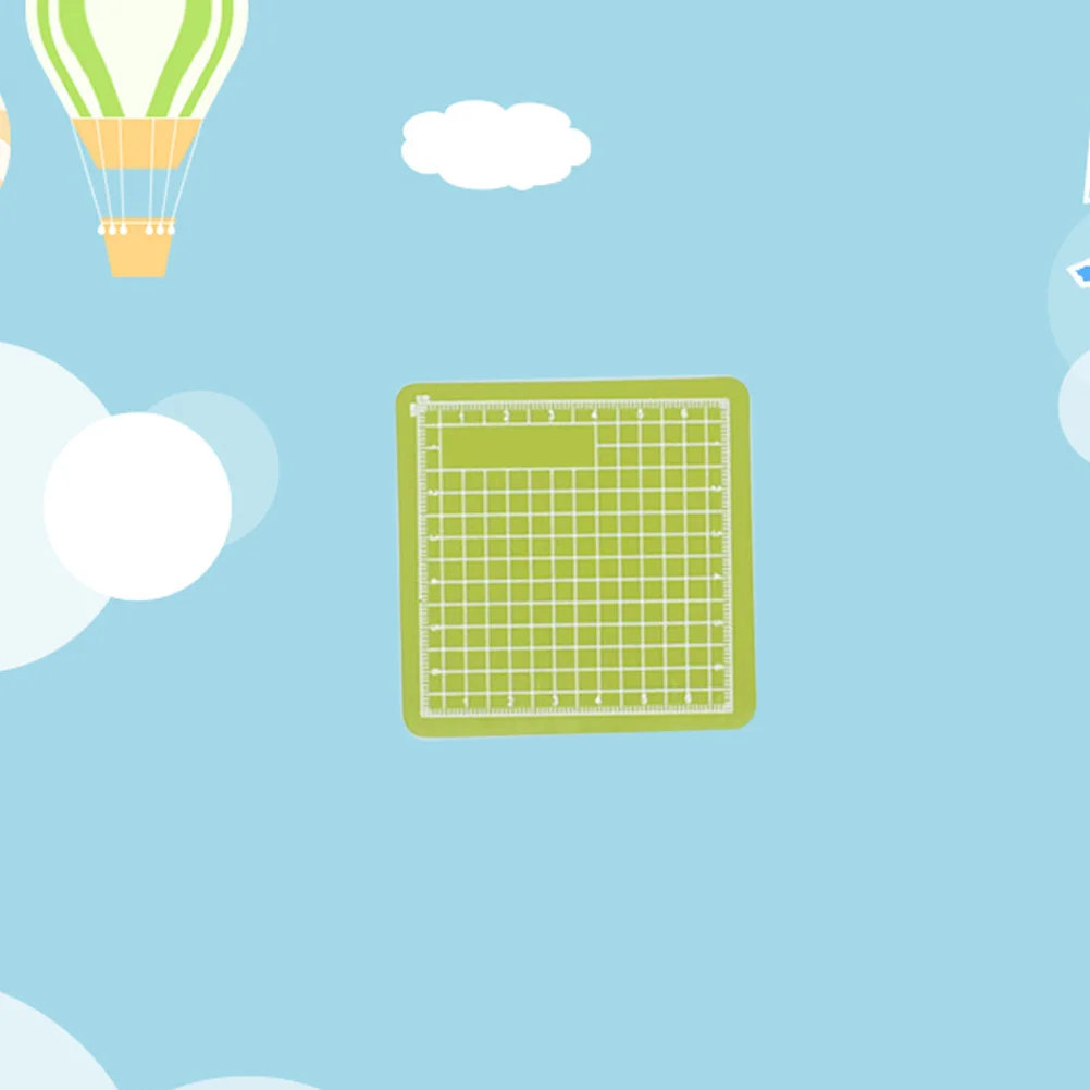 8X8Cm النعناع الأخضر الذاتي شفاء قطع حصيرة عكسها شبكة بولي كلوريد الفينيل اصطف لوحة للخياطة الحرفية Diy بها بنفسك النسيج الوسادة أداة المشاريع الفنية