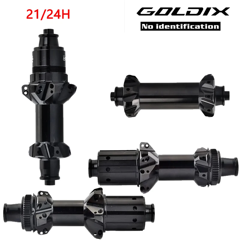 

GOLDIX Lightweight 36T ratchet Road Bike Hub Straight-Pull Spokes Center Lock Disc V-Brake Compatible 21H/24H Bicycle components