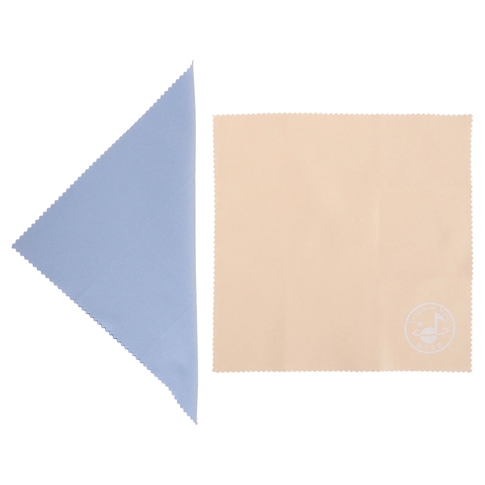 

2pcs Instrument Care Cleaning Cloth for Guitar Violin Cello Accessories Efficient Debris Removal Soft Portable Size