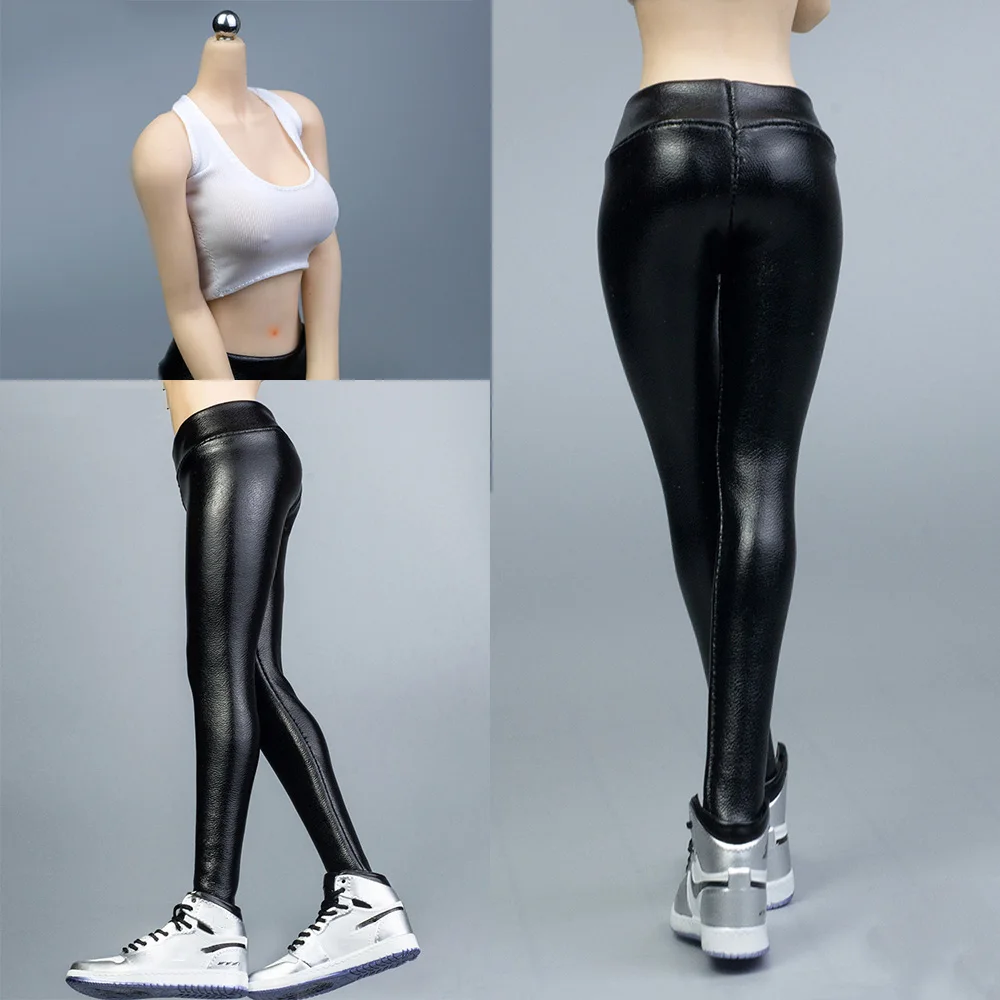 

Женский солдат в масштабе 1/6, сексуальный облегающий жилет с глубоким вырезом, спортивная одежда и эластичные кожаные брюки для 12-дюймовой экшн-фигурки с большой грудью ph tb