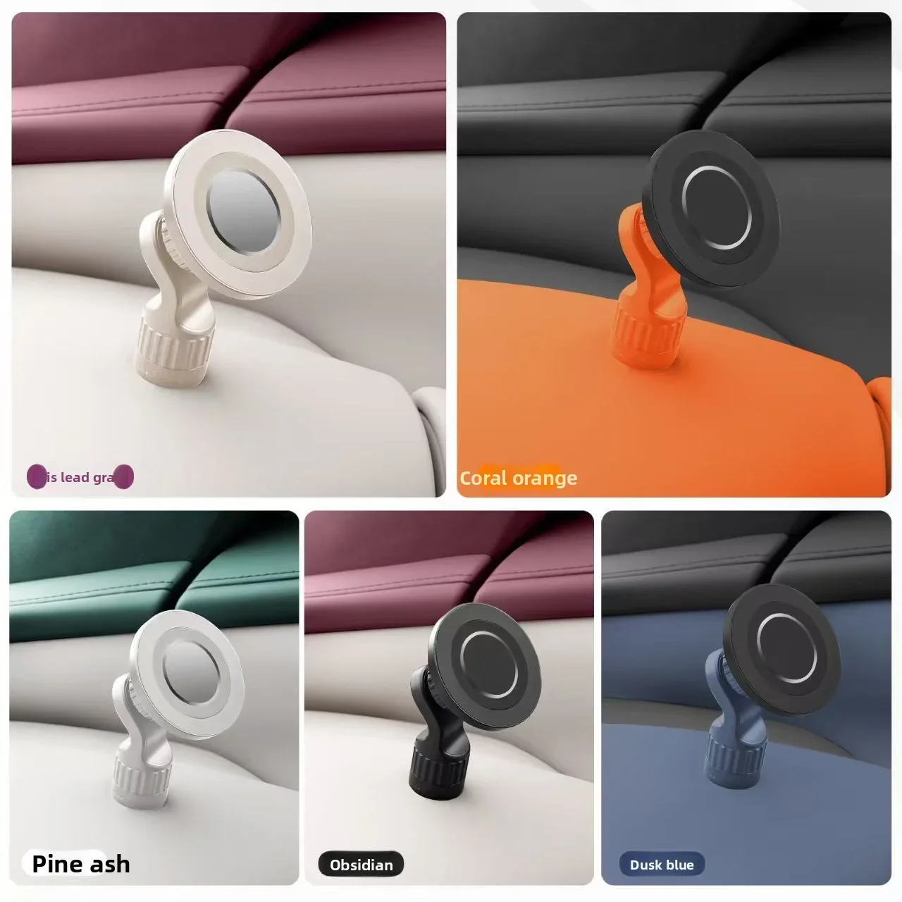 Suporte magnético para telemóvel, compatível com o Xiaomi YU7 2025. Estabilizador anti-vibração, suporte específico e acessórios para o interior do ca