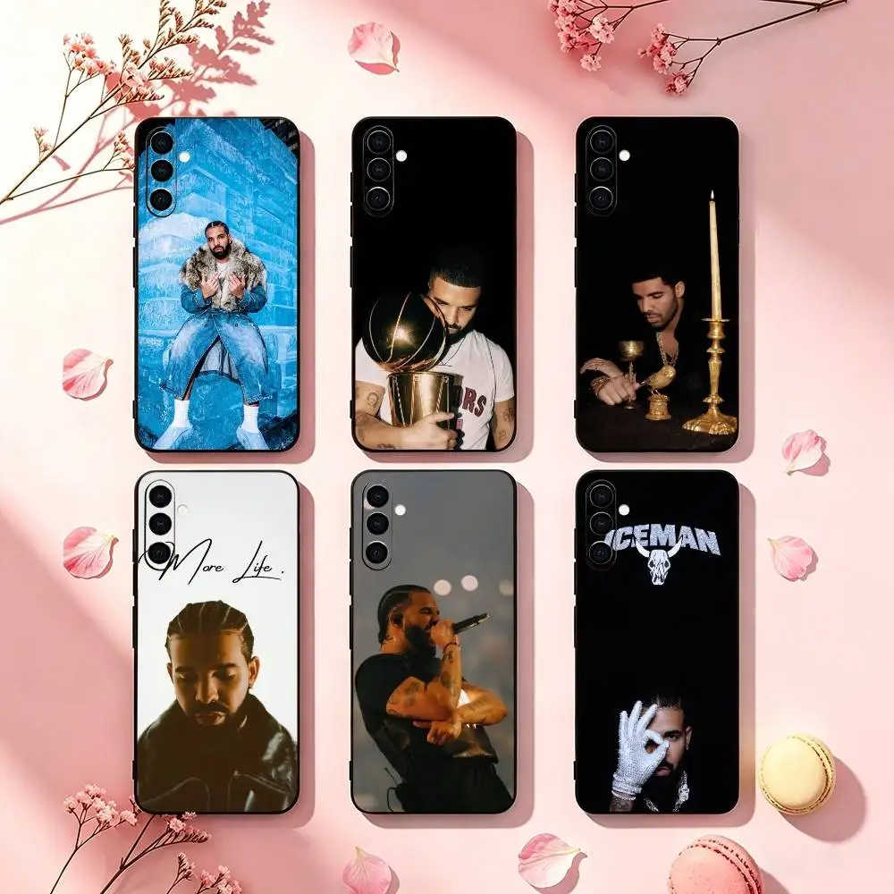Drake Hot Singer Rapper Phone Case Black Silicone Soft For Samsung Galaxy A73,A72,A71,A70,A53,A52,A51