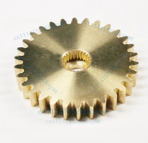 Metal gear 25t standard, 0.8 module 30 teeth / 0.8 module 90 teeth, brass gear