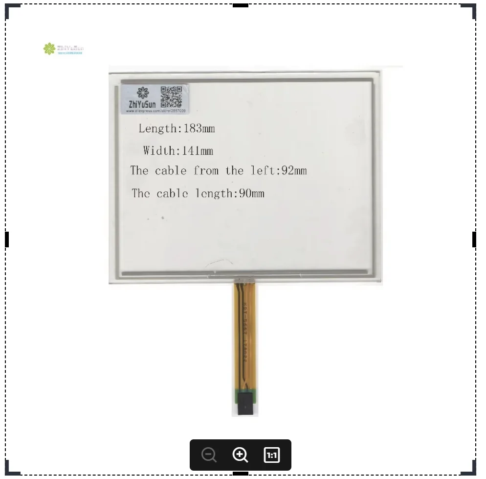 

ZhiYuSun KDT-5667 183mm*141mm 8inch 4lines NEW touch screen panel 183*141 TOUCH glass sensor for DVD car this is compatible