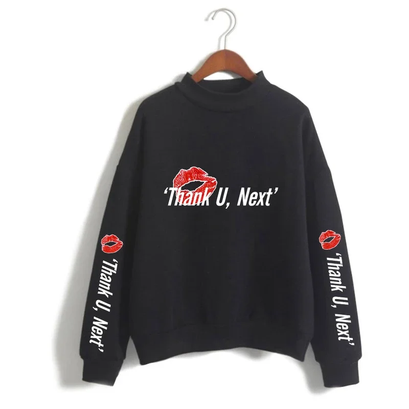 Sudadera de cuello alto para mujer y niña, ropa de cuello alto estilo Kpop, cuello redondo, adorable