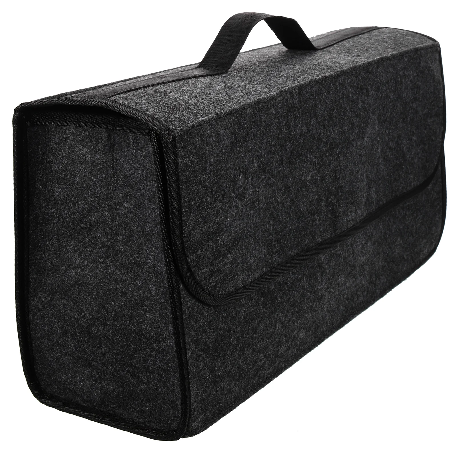 

Foldable Trunk Organizer Heavy Duty Non-Woven Storage Box for Car Auto Trunk with Handle Convenient Carry Portable Vehicle
