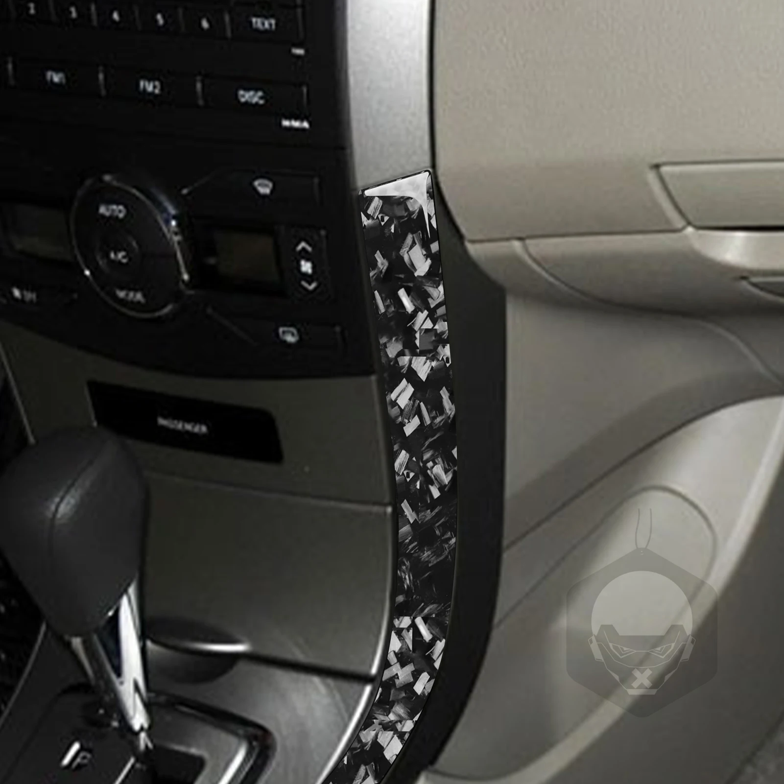 FOR Toyota Corolla 2009-2013 Forged Carbon Fiber Center Console Multimedia Panel Side Panel Car Interior Accessory Stickers