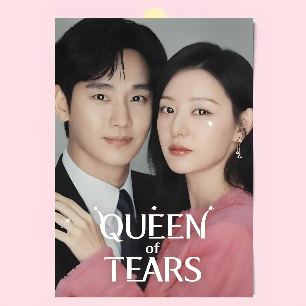 K-Drama Hit Q-Queen Of Tears Poster Fashion Art Removable Wall Poster Home Accent for Bedroom & Dorm