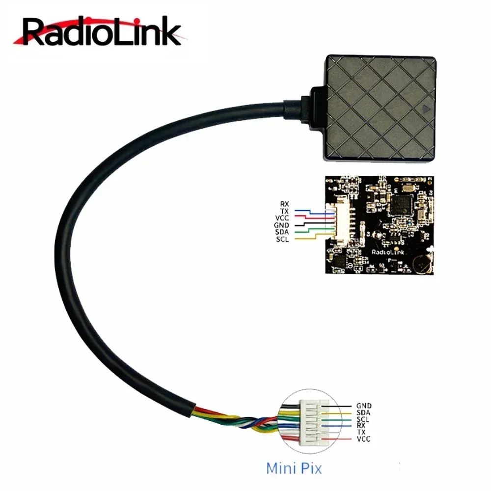 Radiolink TS100 V2 Mini GPS M10N M8N GPS Module for Pixhawk F4 Flight Controller Drone Quadcopter Helicopter Airplane