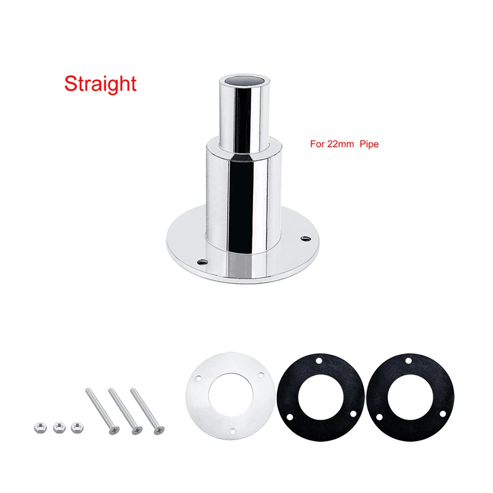 1set Stainless Steel Marine Heater Vent Hole Hot Gas Exhaust Pipe Fittings Thru Hull Exhaust Skin Straight Marine Exhaust Port