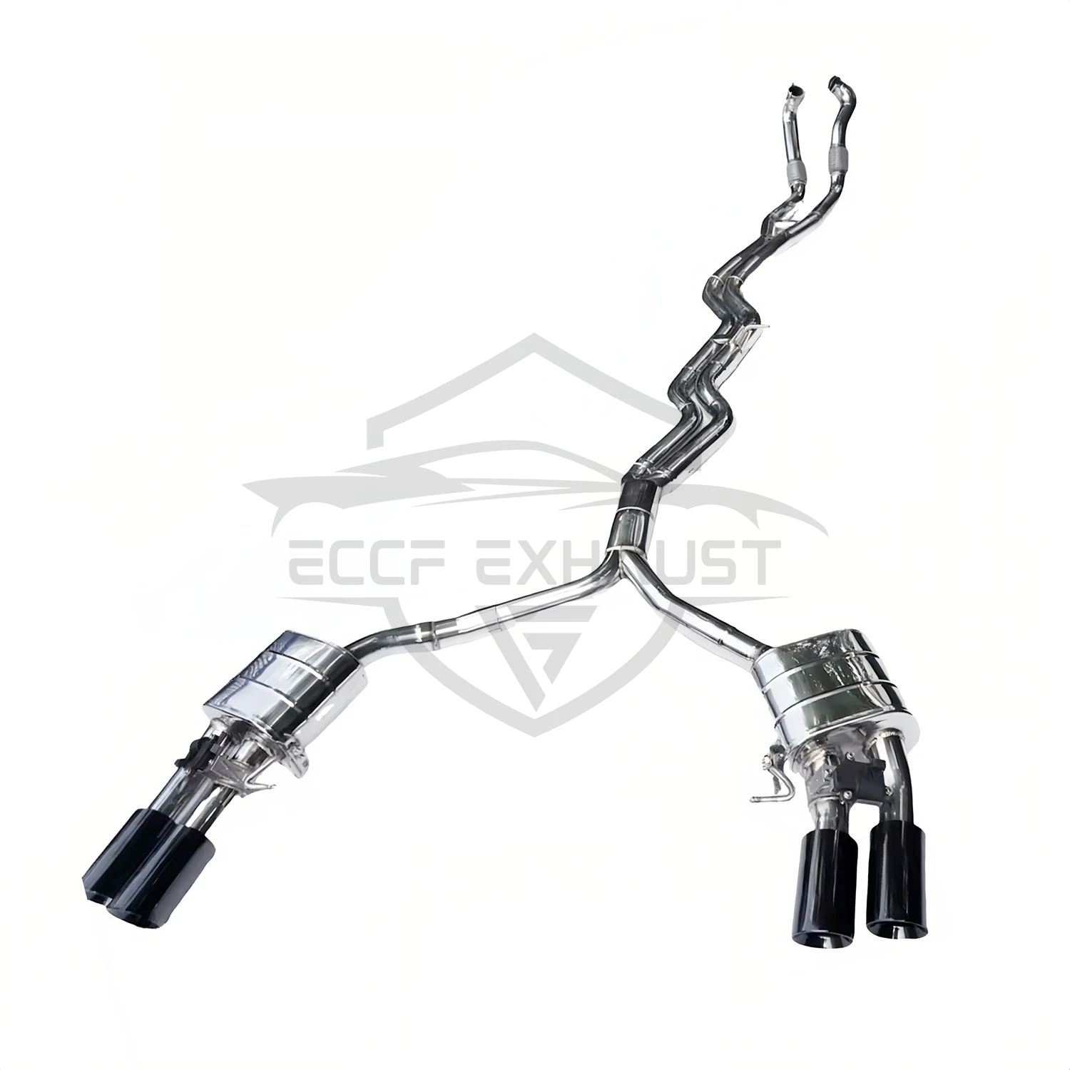 

Sporty Exhaust Sound Valved Catback Exhaust With Front Pipe For Audi S4 S5 B9 B9.5 Performance Upgrade Easy Installation