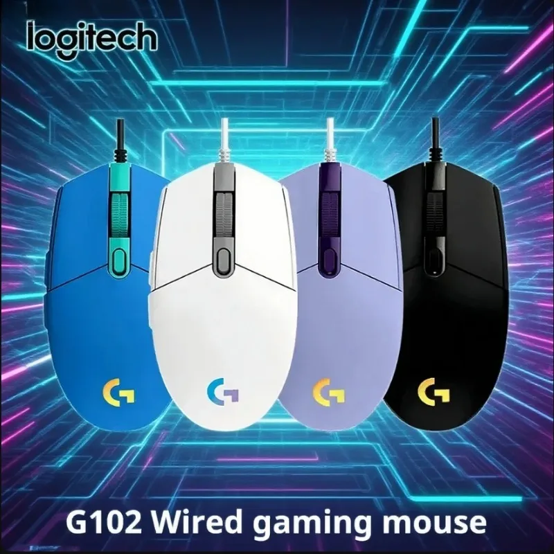 

Logitech G102 2nd Gen Wired Gaming Mouse - 6 Programmable Buttons, 8000 DPI, RGB Lighting, Ergonomic Design for PC Gamers