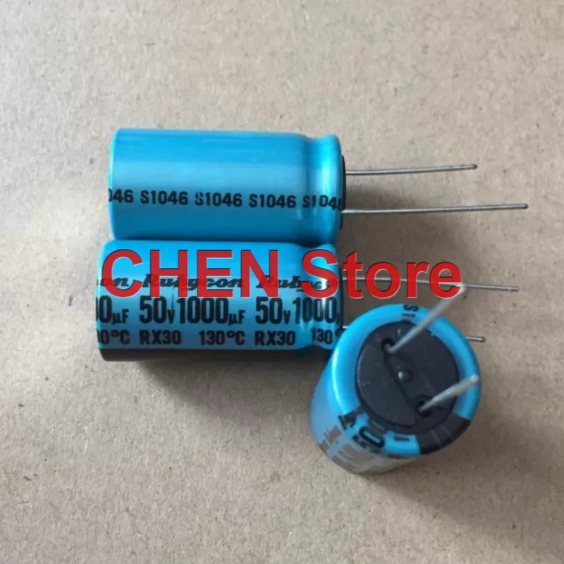 

10PCS/lot original Rubycon RX30 1000UF 50V 16X30MM 130C electrolytic capacitor 50V1000uF free shipping