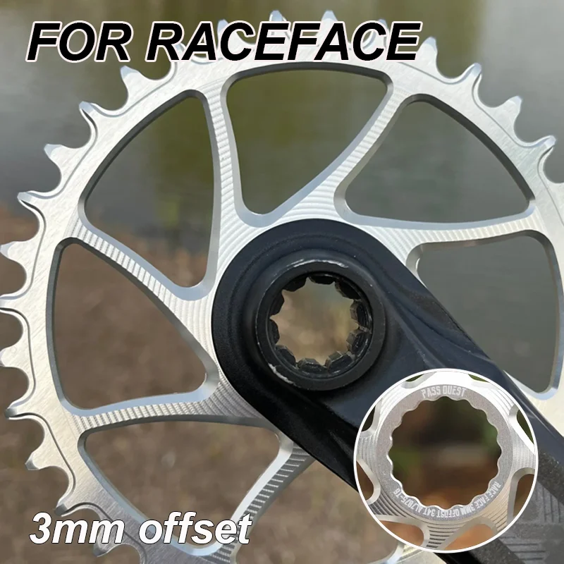 

Соединенная звездочка 3 мм со смещением для Race Face Mtb Crown, одинарная звездочка с прямым креплением, 34 зубья, Mtb 32t, 36 зубьев, 30t, 38t, звездочка Mtb