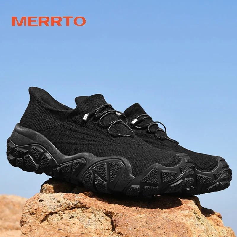 MERRTO Mountain Men's Hiking Shoes hunting Boots Outdoor Sneakers Sport Women Casual mesh Walking women Shoes Trekking shoes