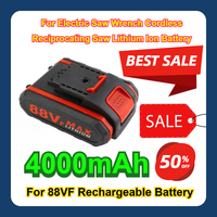 4000mAh For Electric Saw Wrench Cordless Reciprocating Saw Lithium Ion Battery For 88VF Rechargeable Battery