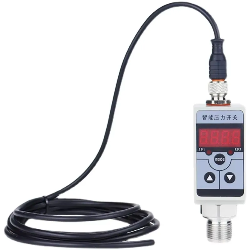 Factory OEM Digital Pressure Sensor Transmitter Adjustable Hydraulic Pneumatic Alarm Electronic Pressure Switch Controller
