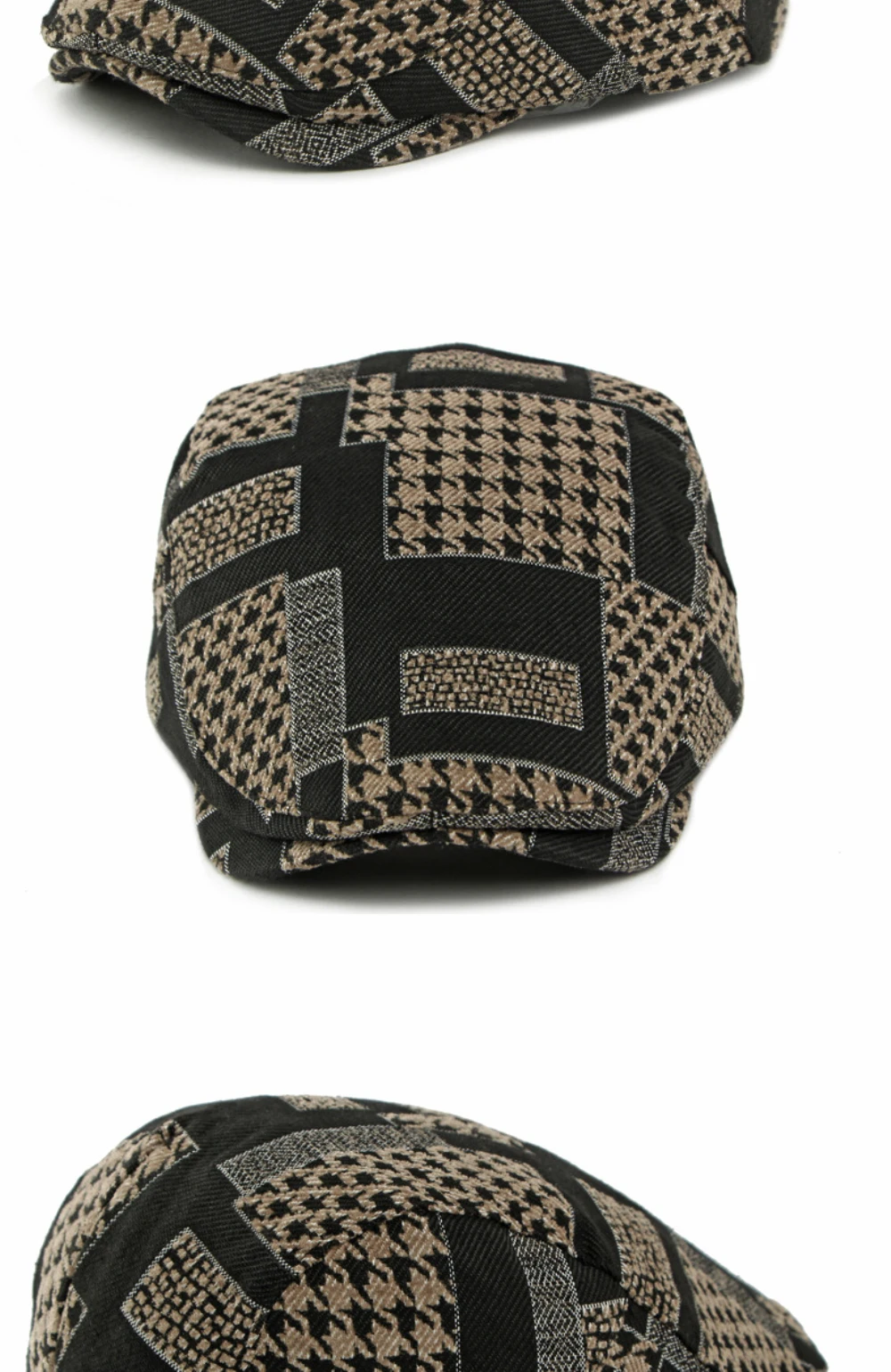 HT4882 Herren Berets Frauen Vintage Plaid Künstler Maler Baskenmütze Hut Neue Herbst Winter Baskenmütze Kappe Männlich Weiblich Einstellbare Ivy Flache Kappen – Detail 10