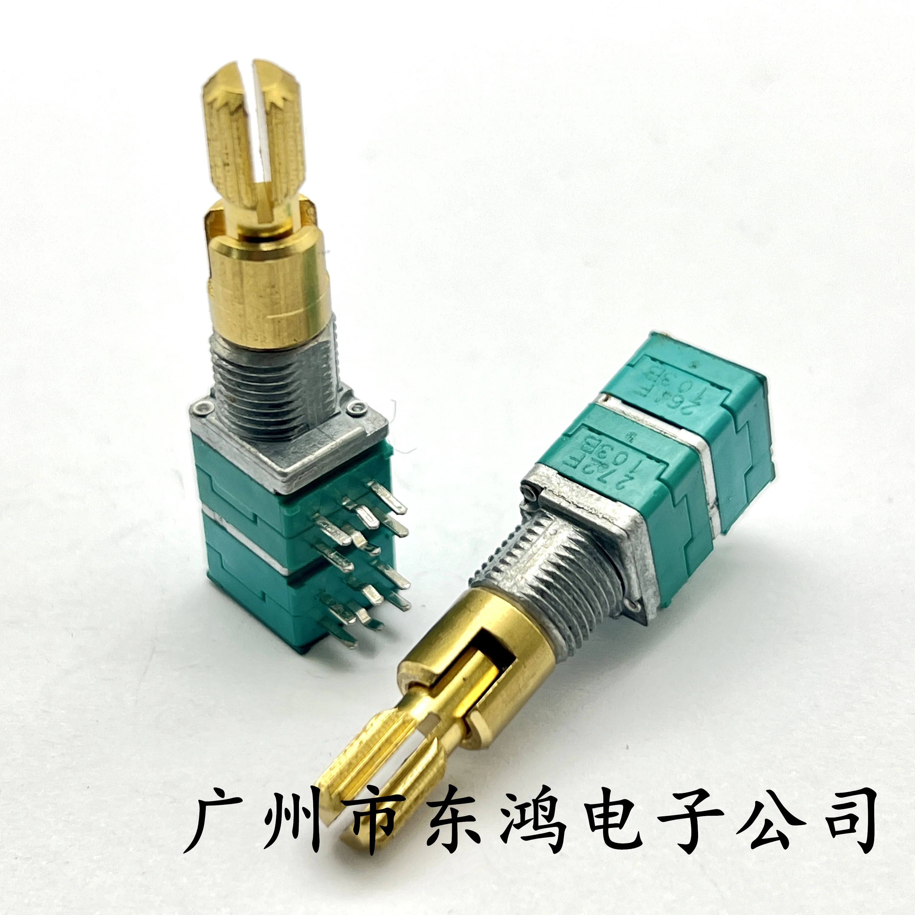 1 PCS Japanese RK097 dual precision potentiometer B10K+B10K dual axis dual control adjustable shaft length 25mm