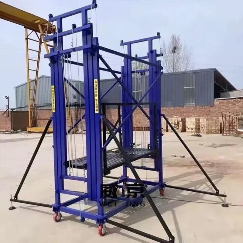 Electric Scaffolding Manufacturer 500kg Load Capacity Motorized Lifting Platform Automatic Construction Scaffold Factory Sale